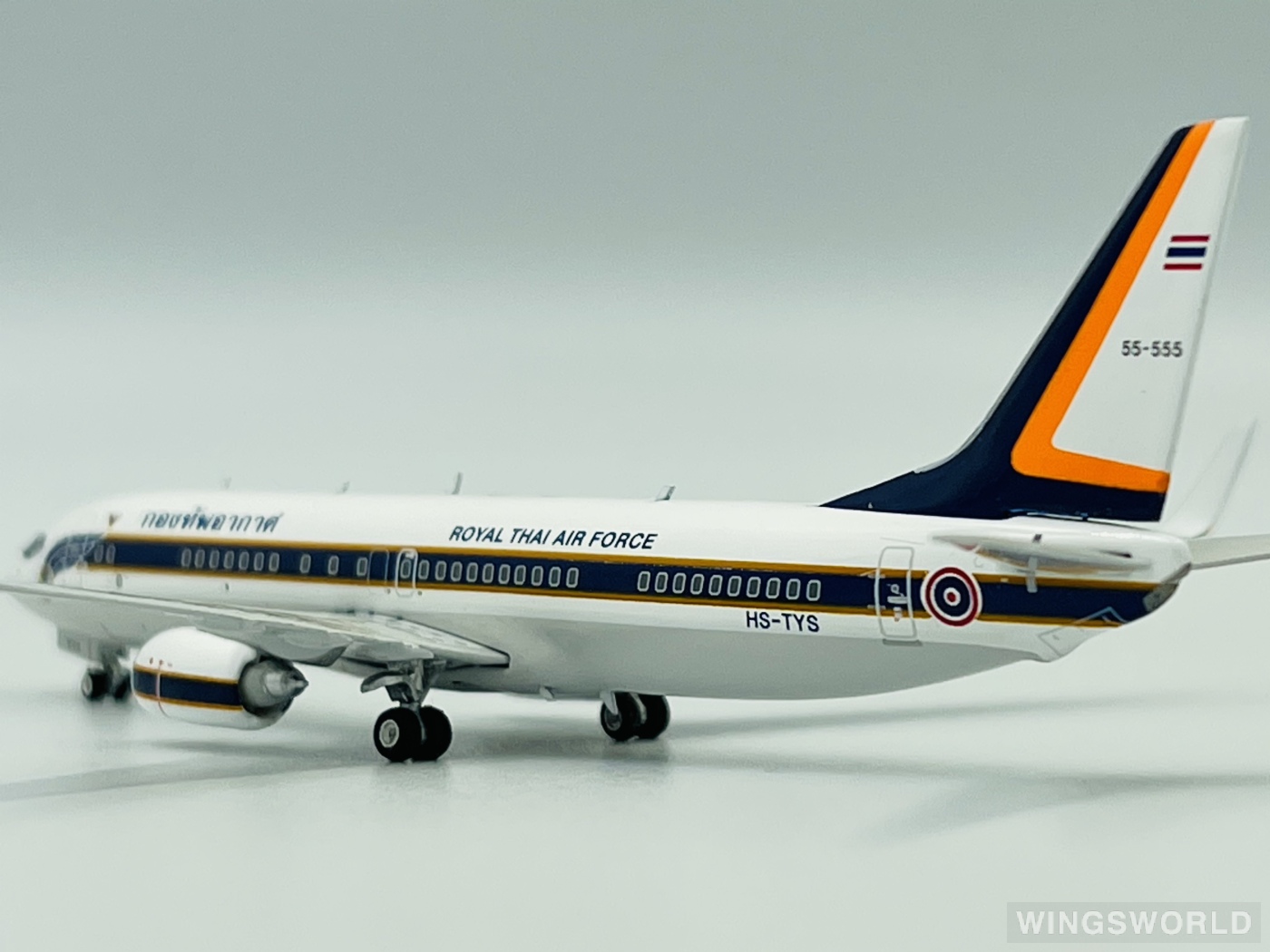 Phoenix 1:400 PH11672 RTAF 泰国皇家空军 Boeing 737-800 HS-TYS