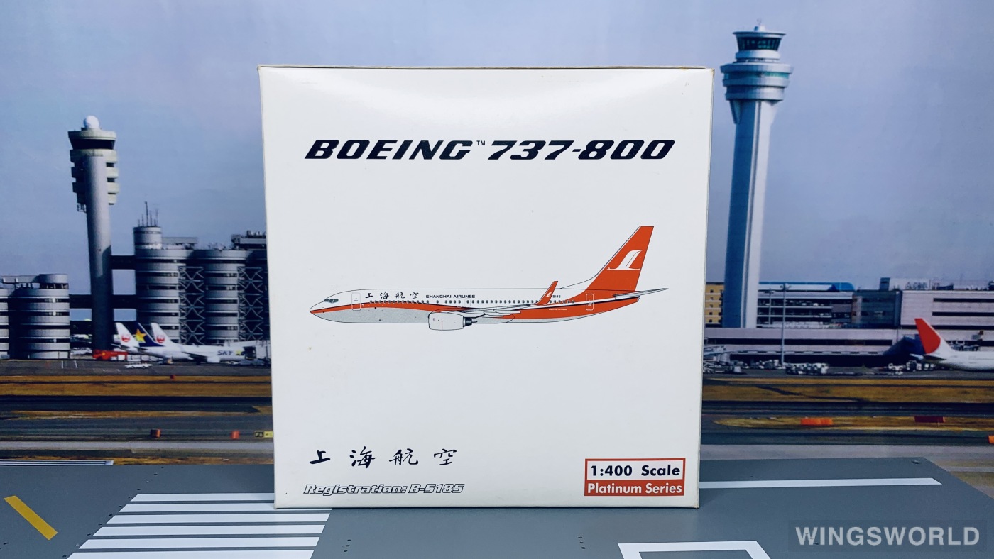 Phoenix 1:400 PH10188 Shanghai Airlines 上海航空 Boeing 737-800 B-5185