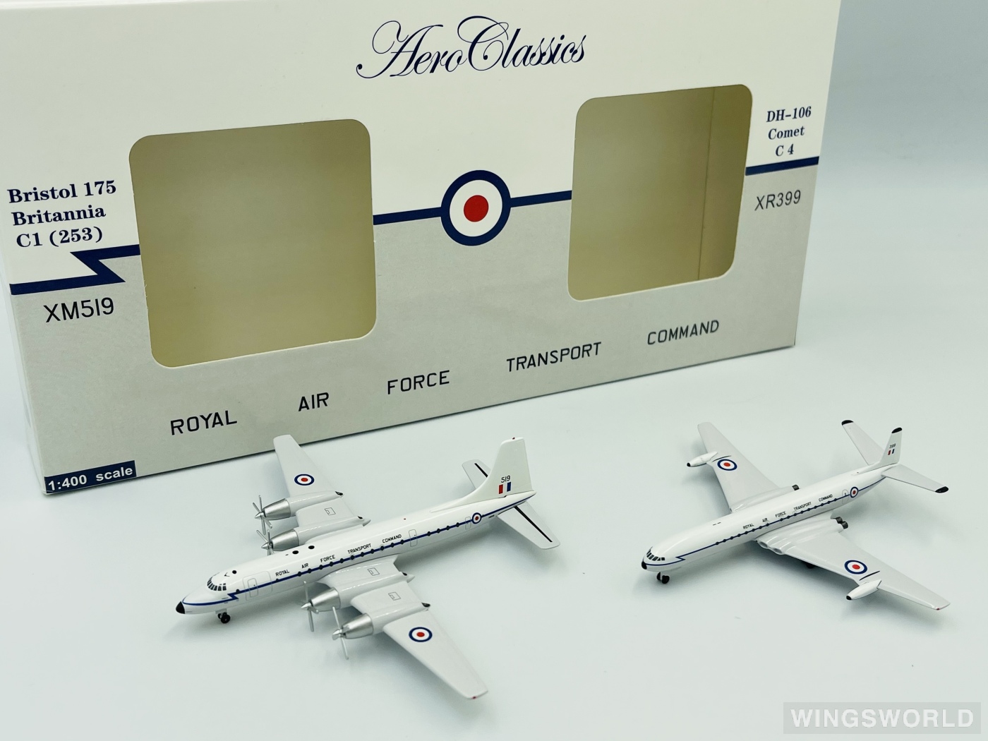 AeroClassics 1:400 ACRAFSET2 RAF 英国皇家空军 Bristol 175 Britannia XM519