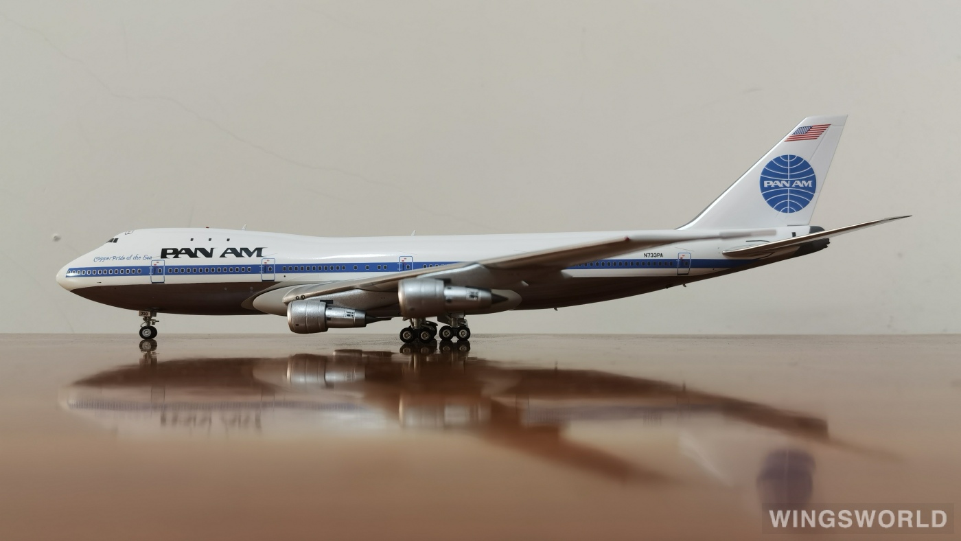 Inflight200 1:200 IF741PA1020P Pan Am 泛美航空 Boeing 747-100 N733PA