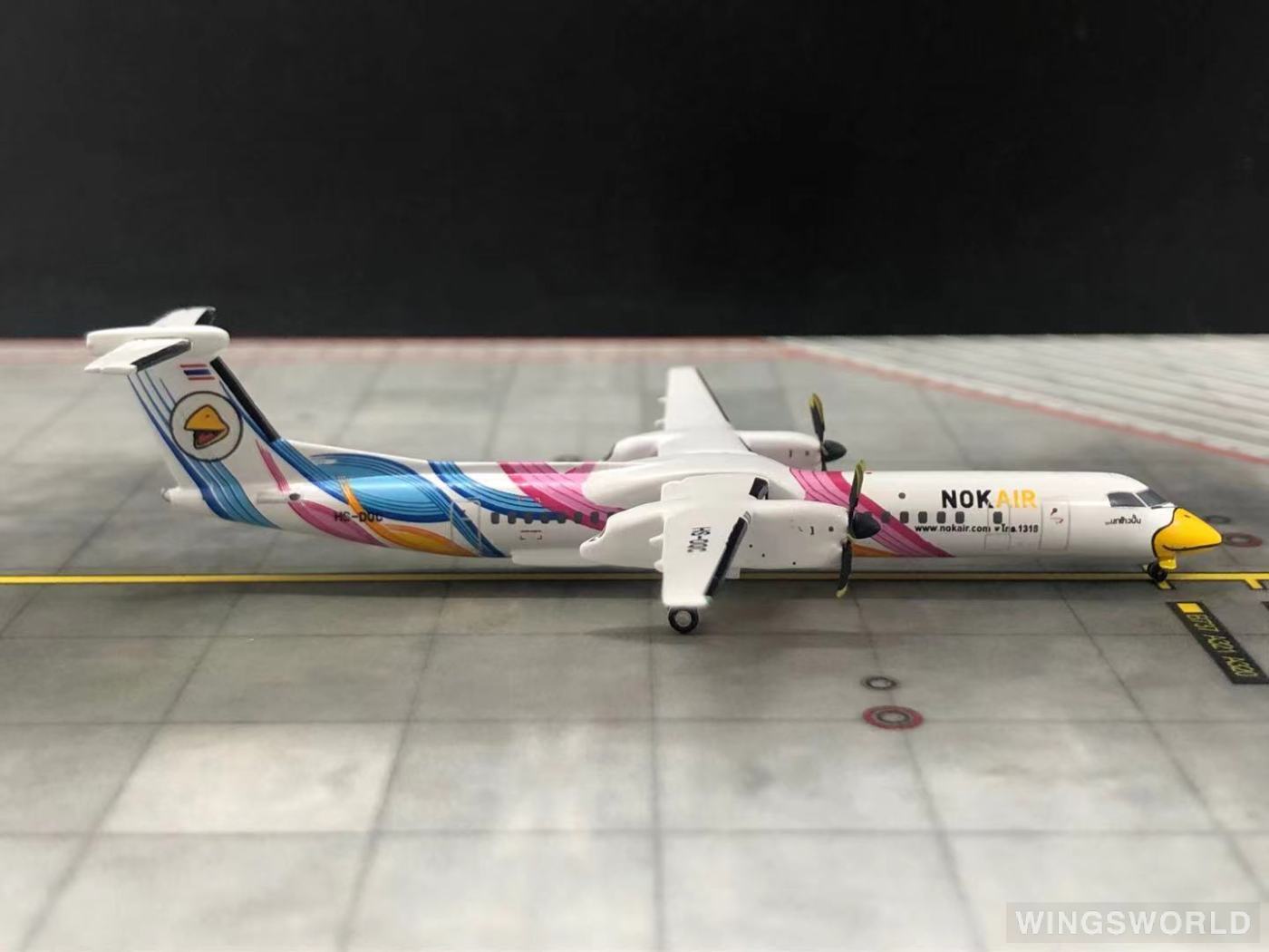 JC Wings 1:400 XX4396 Nok Air 皇雀航空 Bombardier Dash 8-400 HS-DQC