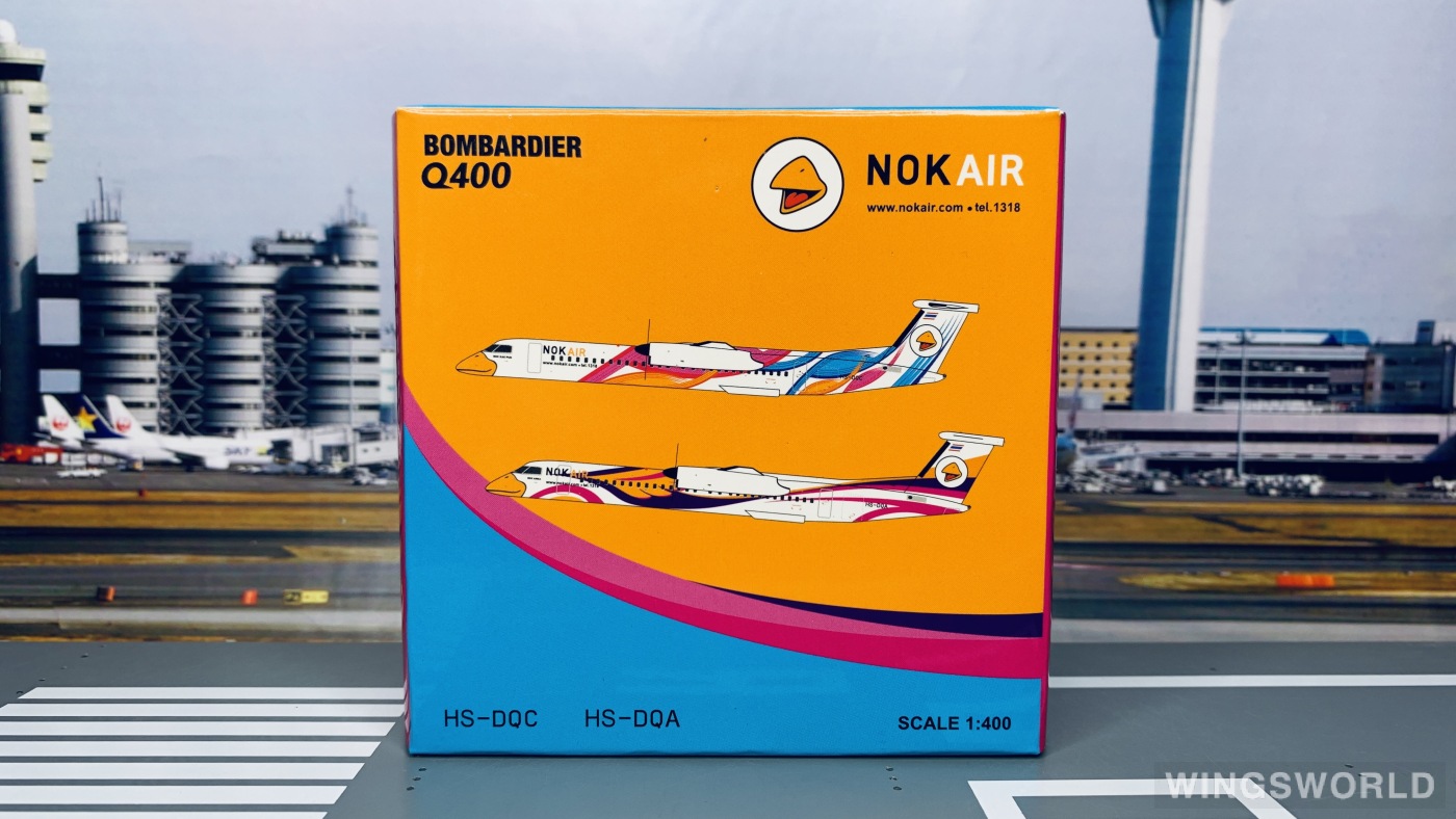 JC Wings 1:400 XX4397 Nok Air 皇雀航空 Bombardier Dash 8-400 HS-DQA