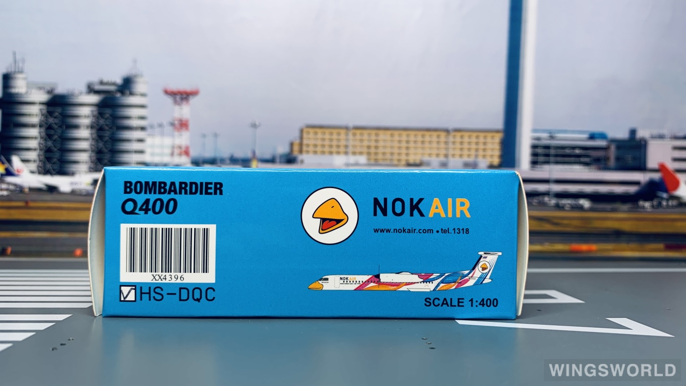 JC Wings 1:400 XX4396 Nok Air 皇雀航空 Bombardier Dash 8-400 HS-DQC