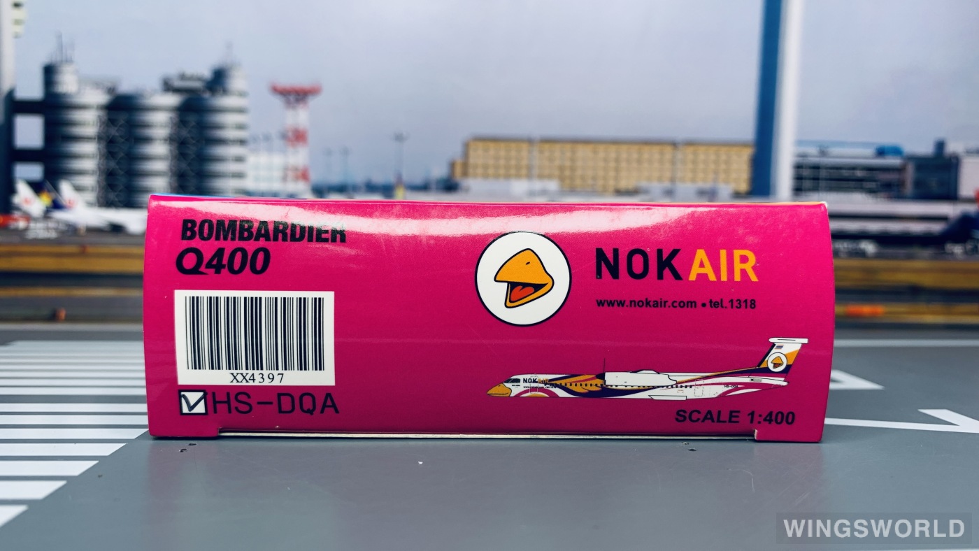 JC Wings 1:400 XX4397 Nok Air 皇雀航空 Bombardier Dash 8-400 HS-DQA