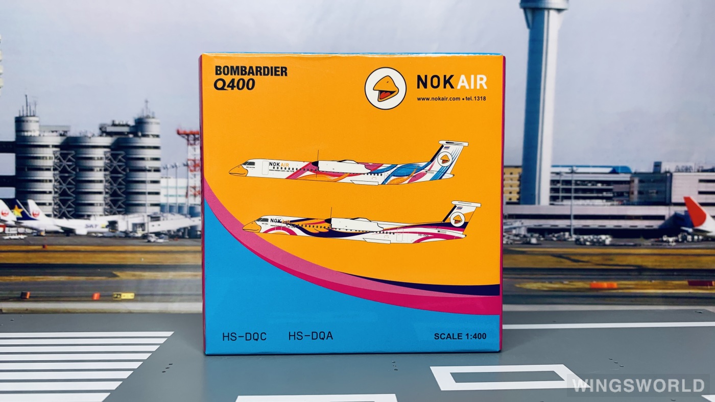 JC Wings 1:400 XX4396 Nok Air 皇雀航空 Bombardier Dash 8-400 HS-DQC