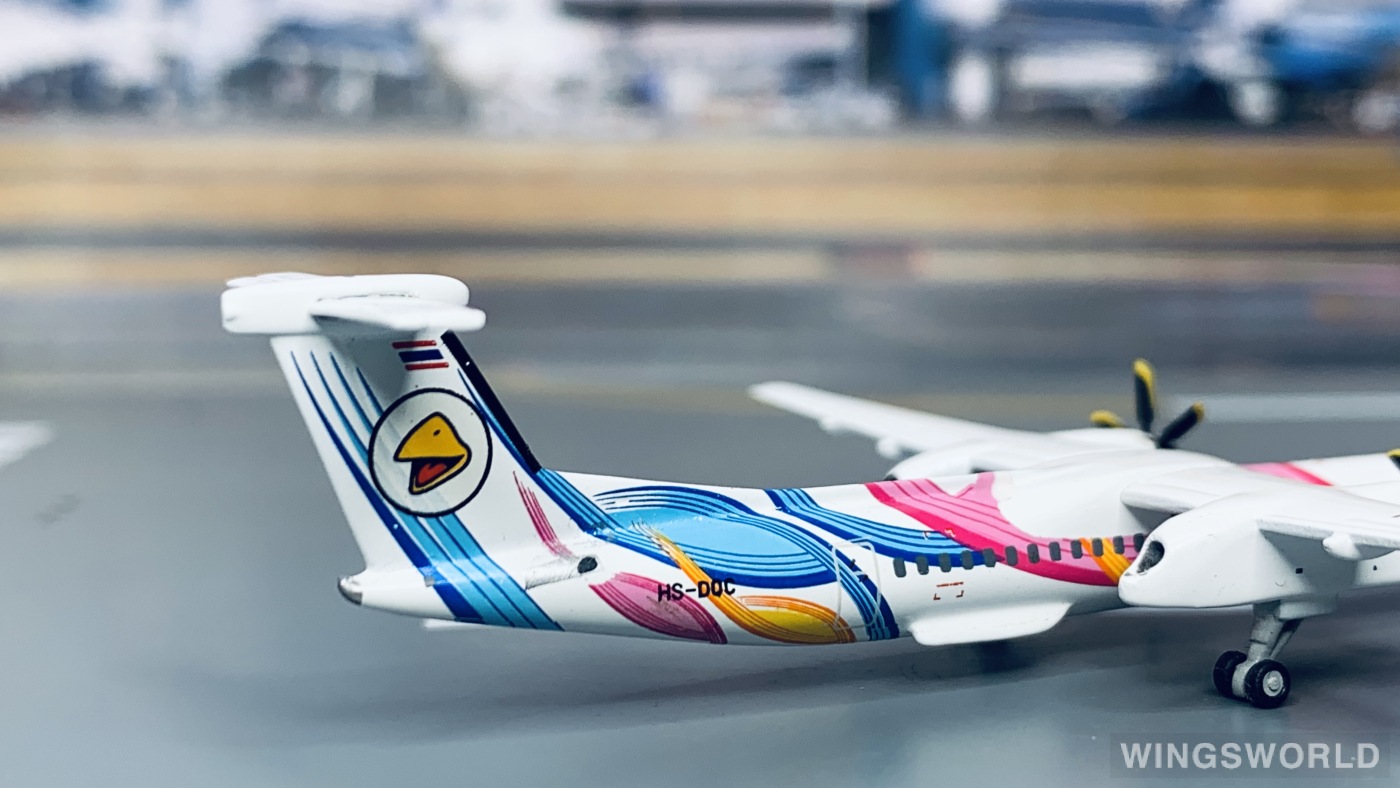 JC Wings 1:400 Bombardier Dash 8-400 Nok Air 皇雀航空XX4396 HS-DQC 