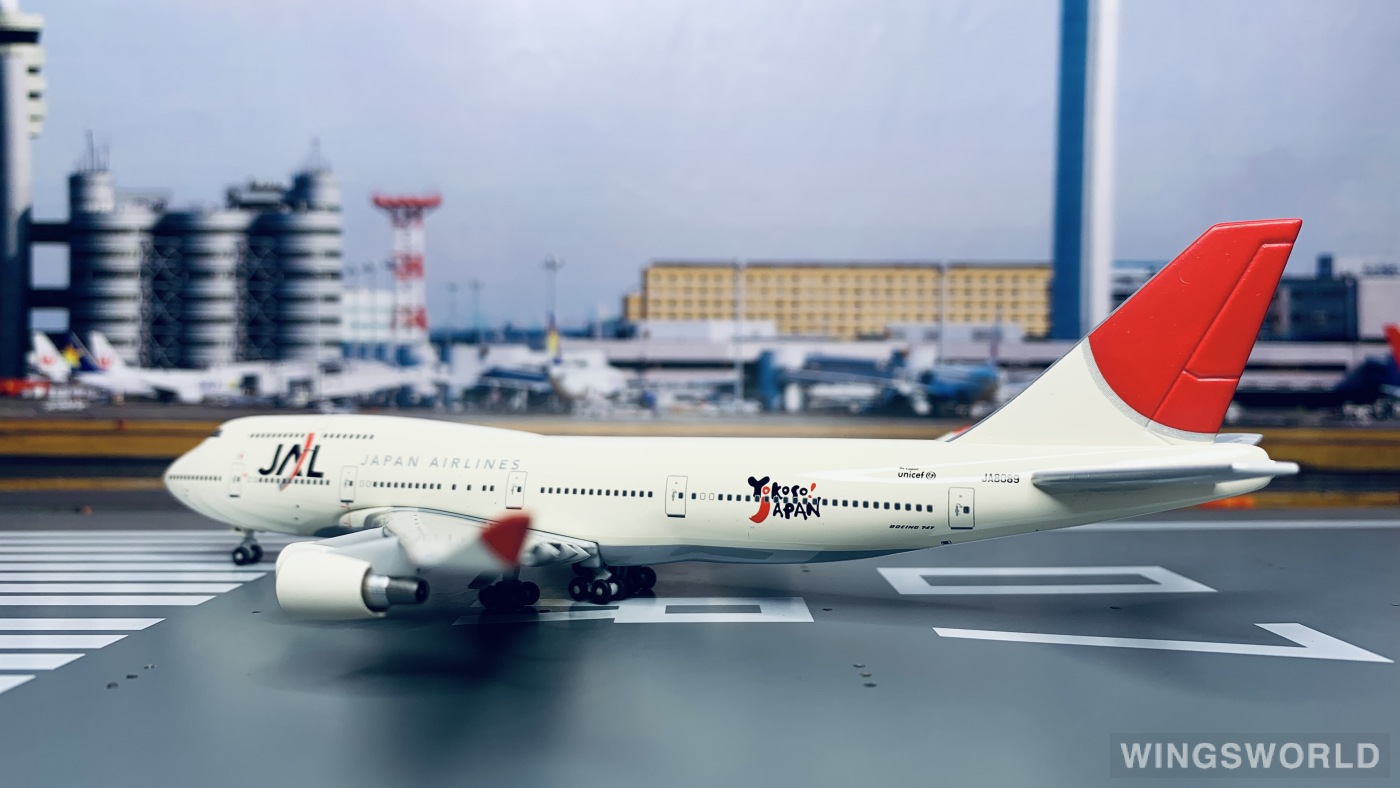 Big Bird 1:400 BB4-2005-004 Japan Airlines 日本航空 Boeing 747-400 JA8089