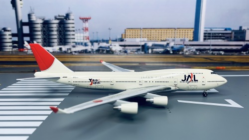 Japan Airlines 日本航空 Boeing 747-400 JA8089 Yokoso！Japan BB4-2005-004 Big Bird 1:400