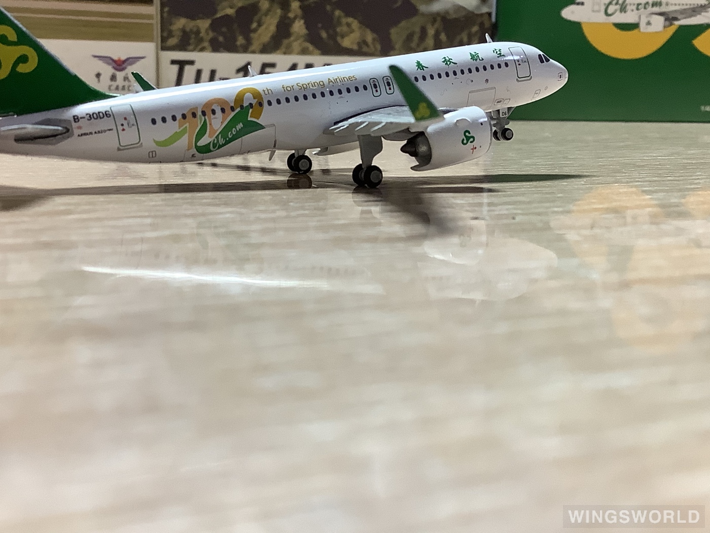 JC Wings 1:400 LH4165 Spring Airlines 春秋航空 Airbus A320neo B-30D6