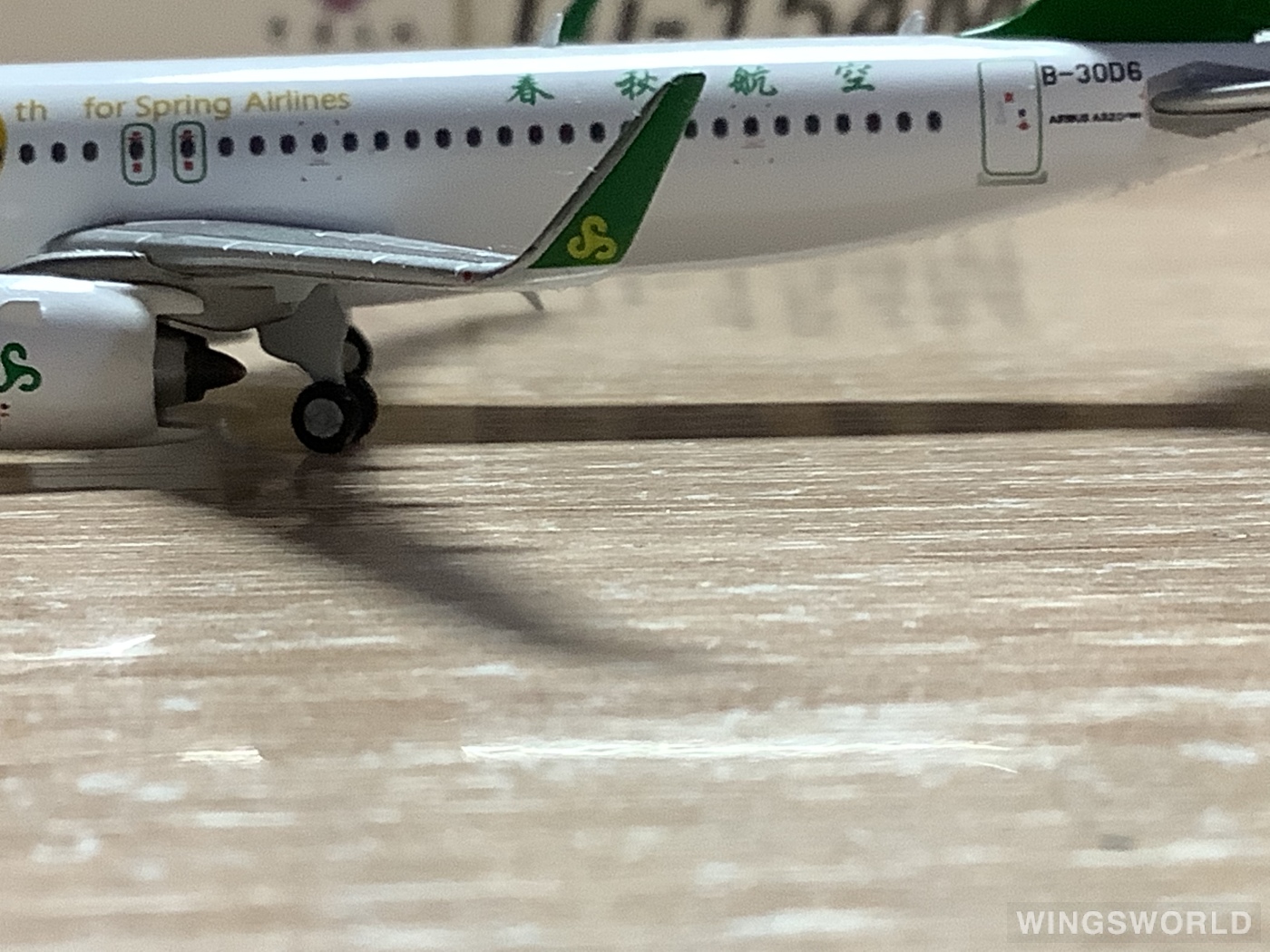 JC Wings 1:400 LH4165 Spring Airlines 春秋航空 Airbus A320neo B-30D6