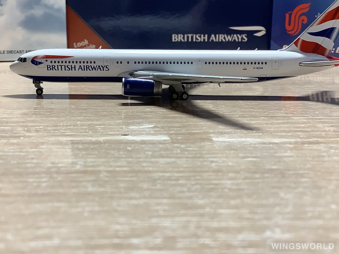 JC Wings 1:400 XX4086 British Airways 英国航空 Boeing 767-300 G-BZHA