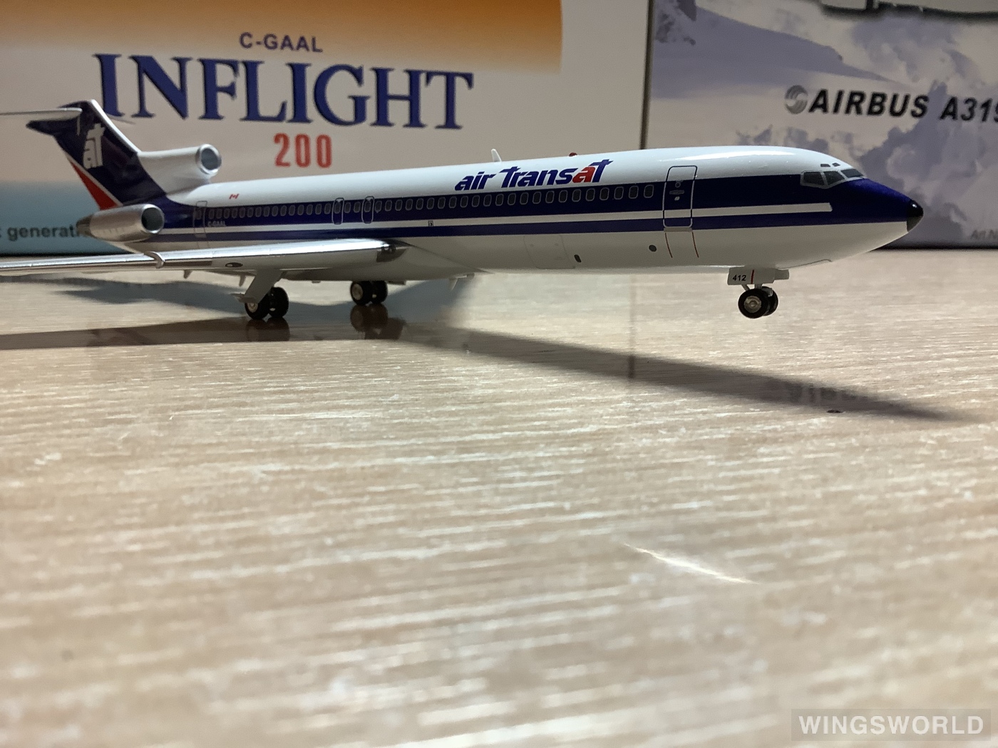 Inflight200 1:200 IF722AT0320 Air Transat 越洋航空 Boeing 727-200 C-GAAL