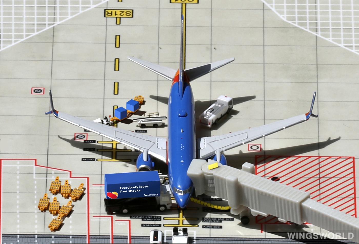 NGmodels 1:400 NG77002 Southwest Airlines 美国西南航空 Boeing 737-700 N252WN