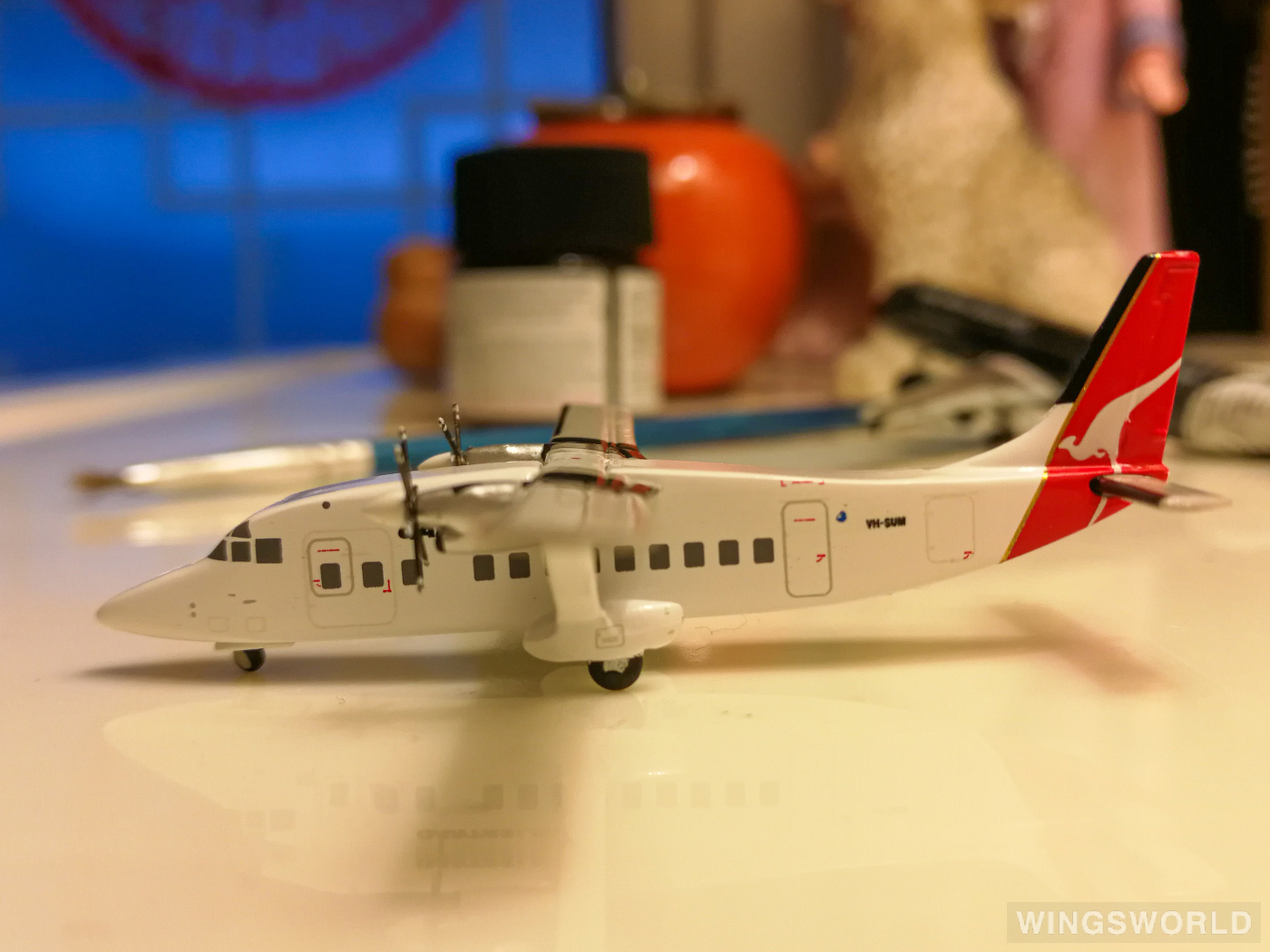 Geminijets 1:400 GJQFA1099 Qantas 澳洲航空 Short 360 VH-SUM