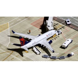 Delta Air Lines 达美航空 Boeing 737-700 N301DQ 2007s colors. GJDAL883 Geminijets 1:400