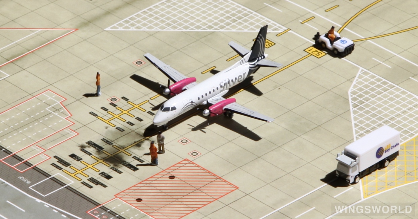 Geminijets 1:400 GJSIL1369 Silver Airways Saab 340 N344AG