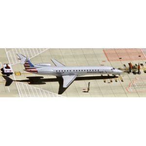American Airlines 美国航空 Embraer ERJ-145 N928AE  GJAAL1295 Geminijets 1:400
