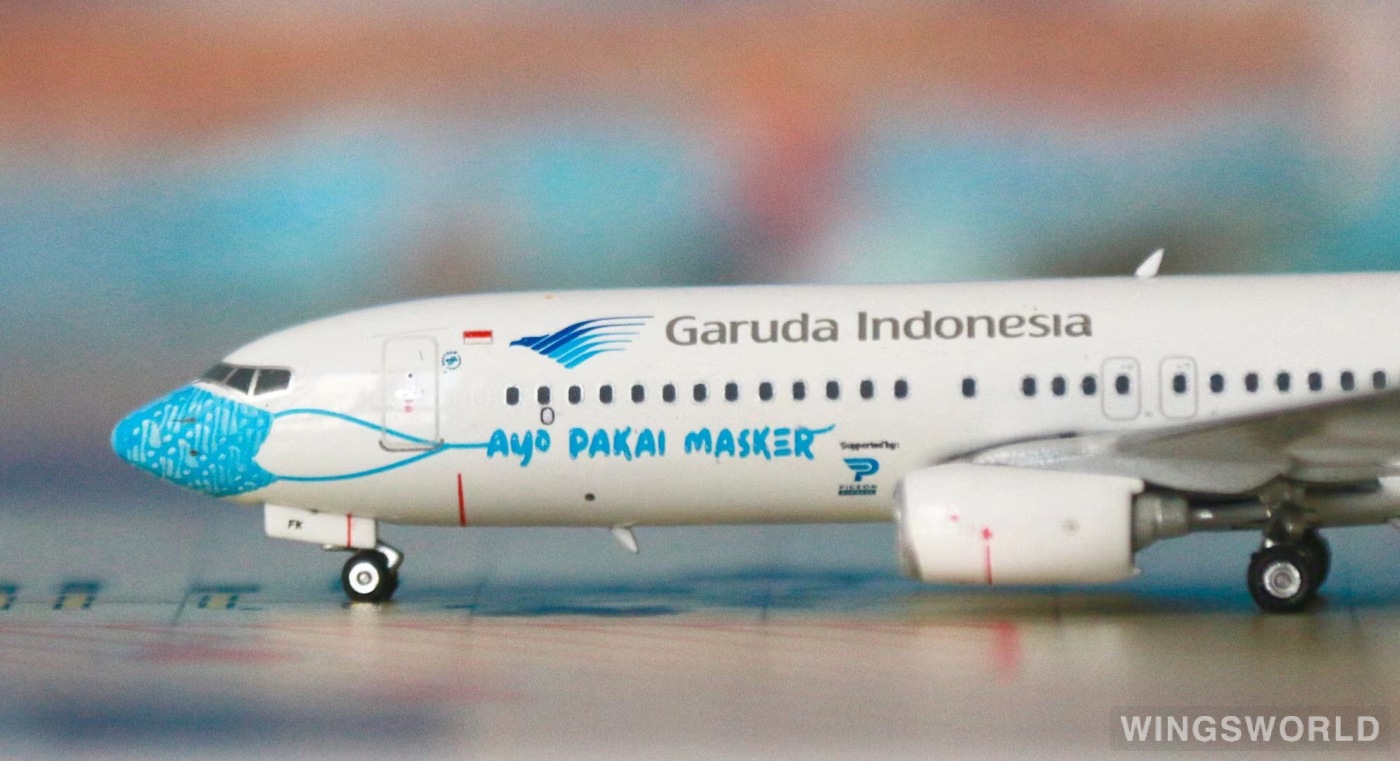 Phoenix 1:400 PH11659 Garuda Indonesia 印度尼西亚鹰航 Boeing 737-800 PK-GFK