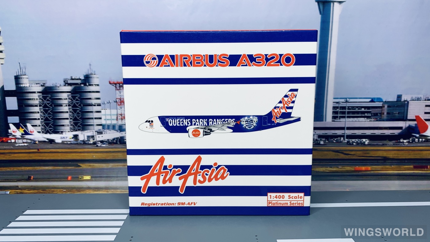 Phoenix 1:400 PH10685 AirAsia 亚洲航空 Airbus A320 9M-AFV