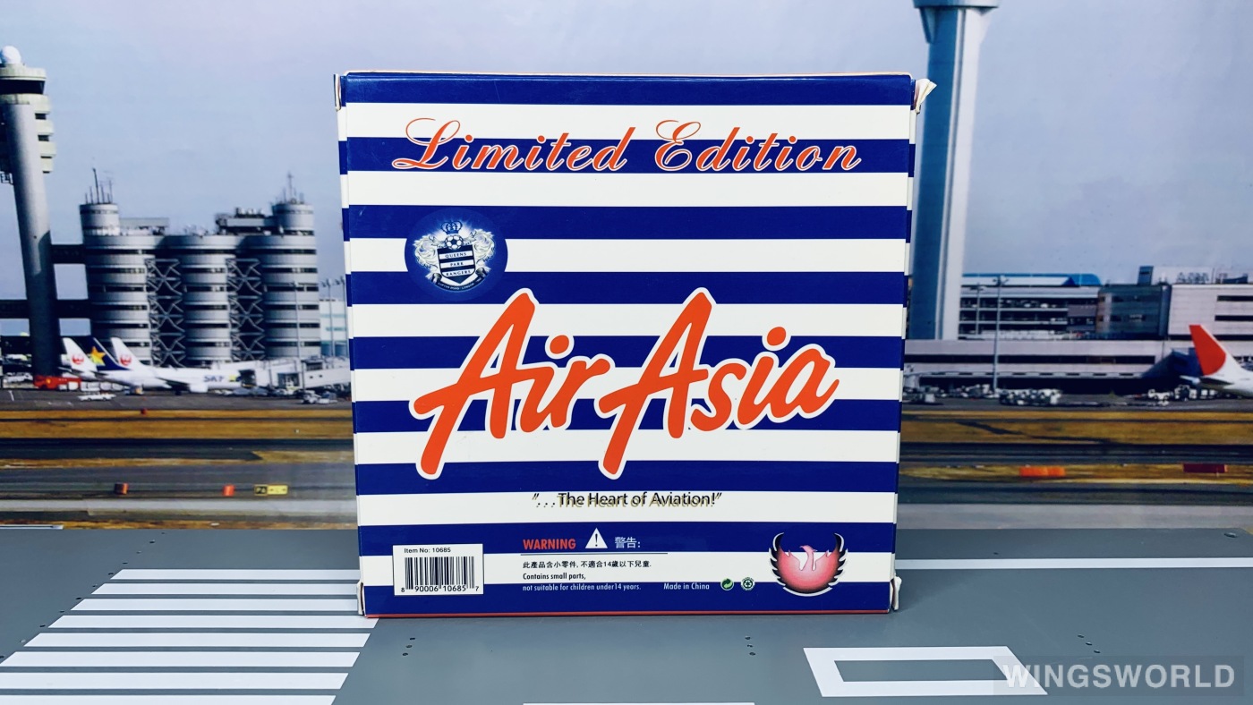 Phoenix 1:400 PH10685 AirAsia 亚洲航空 Airbus A320 9M-AFV