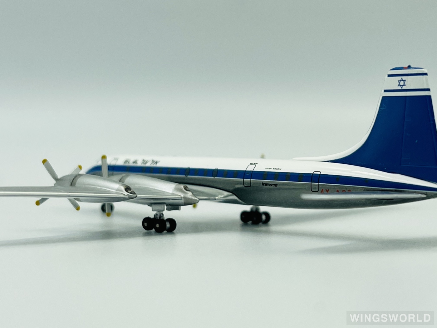 AeroClassics 1:400 AC4XAGD El Al 以色列航空 Bristol 175 Britannia 4X-AGD