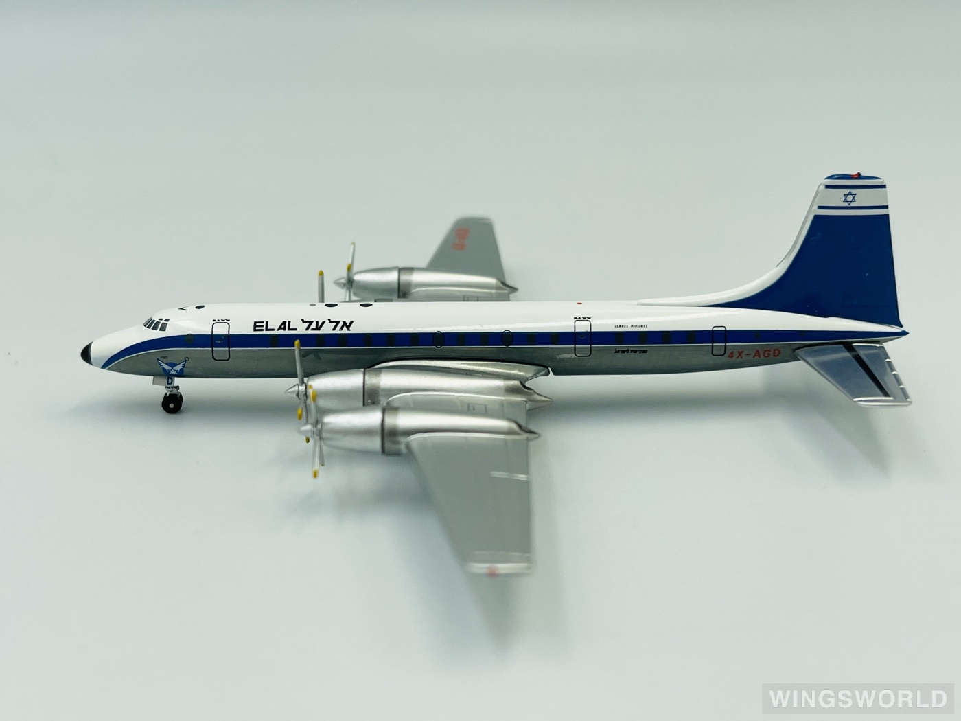 AeroClassics 1:400 Bristol 175 Britannia El Al 以色列航空 AC4XAGD 4X-AGD 的照片 ...