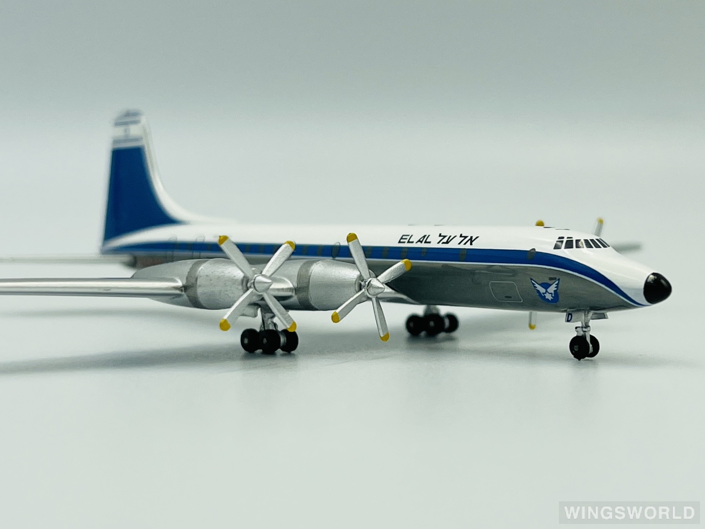 AeroClassics 1:400 AC4XAGD El Al 以色列航空 Bristol 175 Britannia 4X-AGD