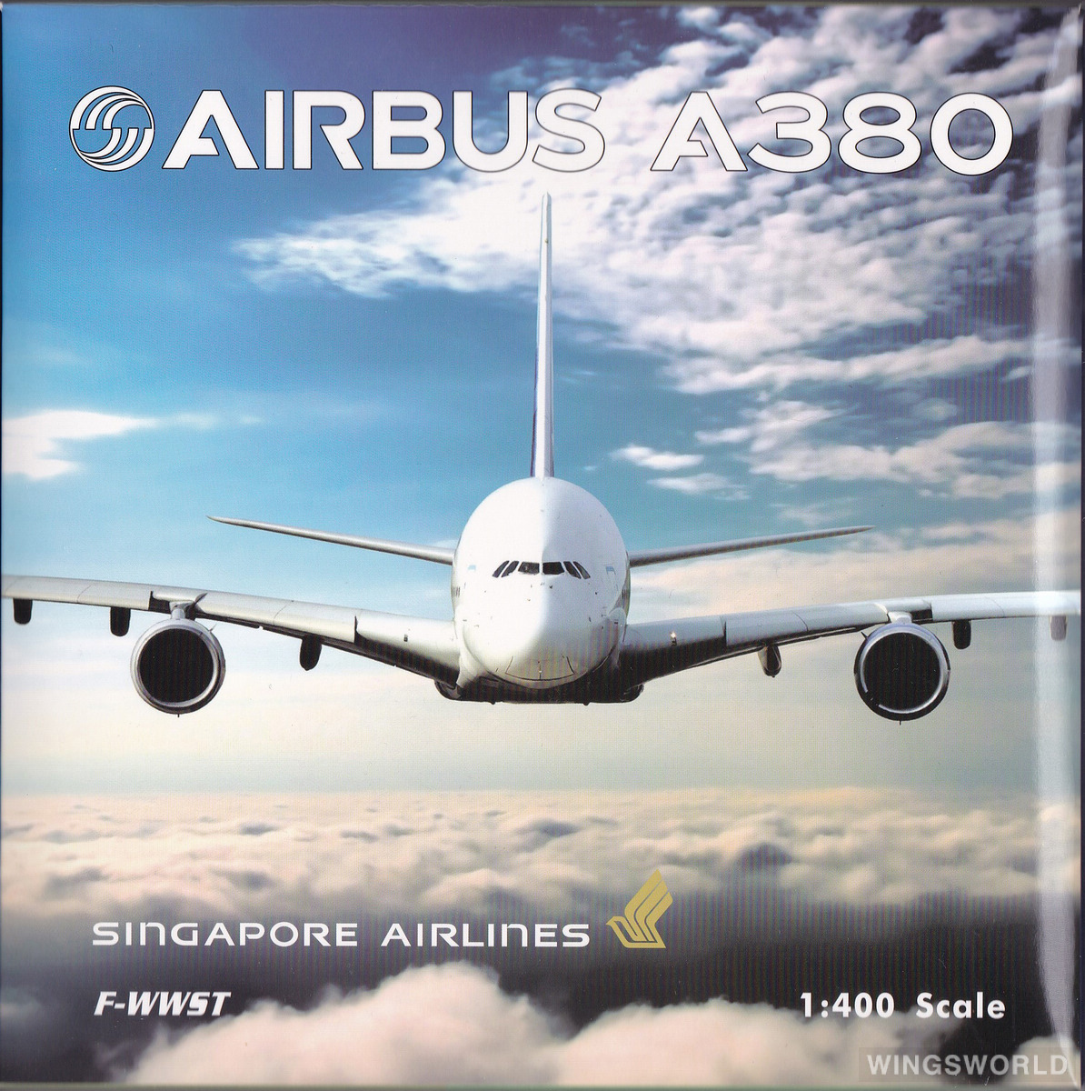 Phoenix 1:200 PH04375 Singapore Airlines 新加坡航空 Airbus A380-800 F-WWST