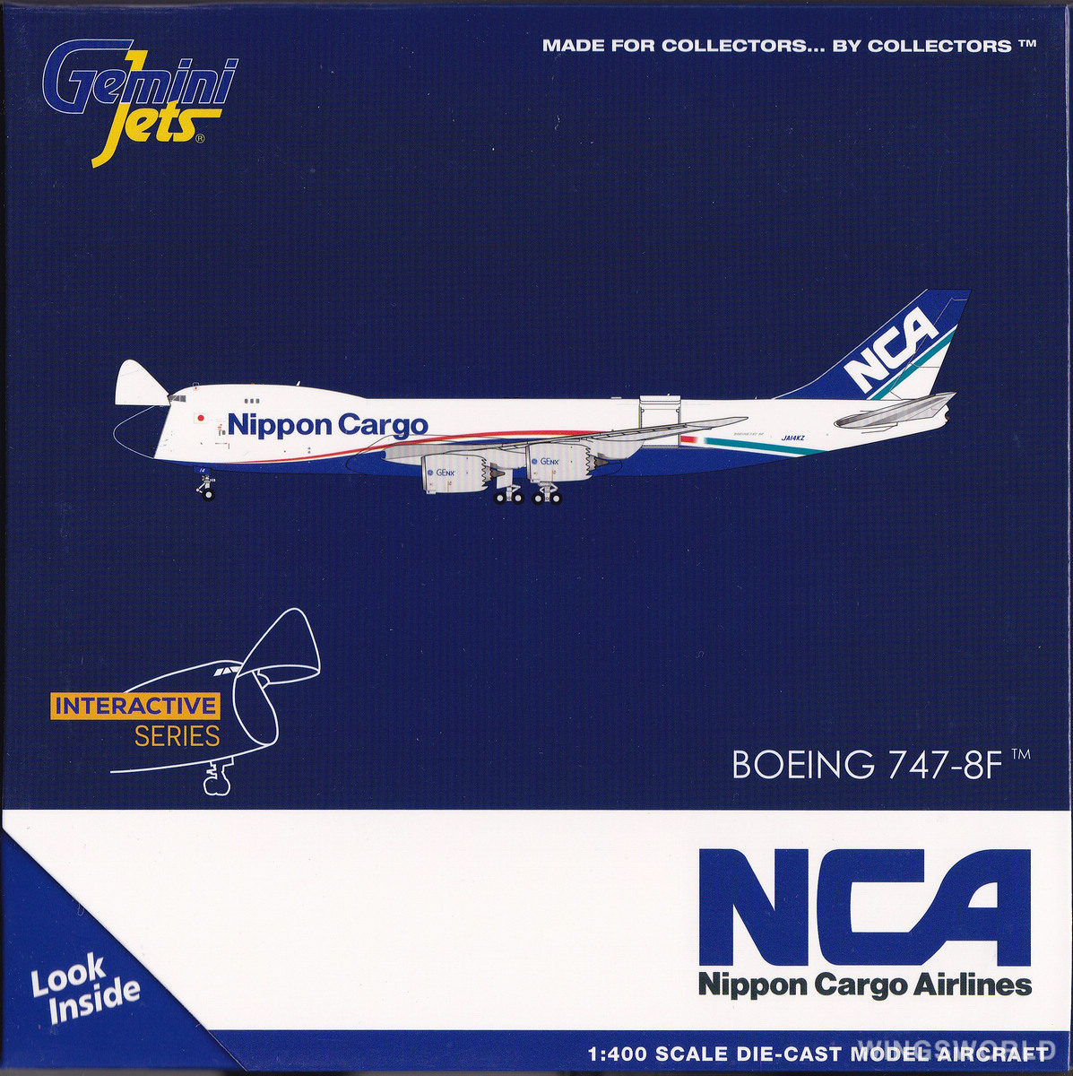 Geminijets 1:400 GJNCA1897 Nippon Cargo Airlines 日本货物航空 Boeing 747-8F JA14KZ