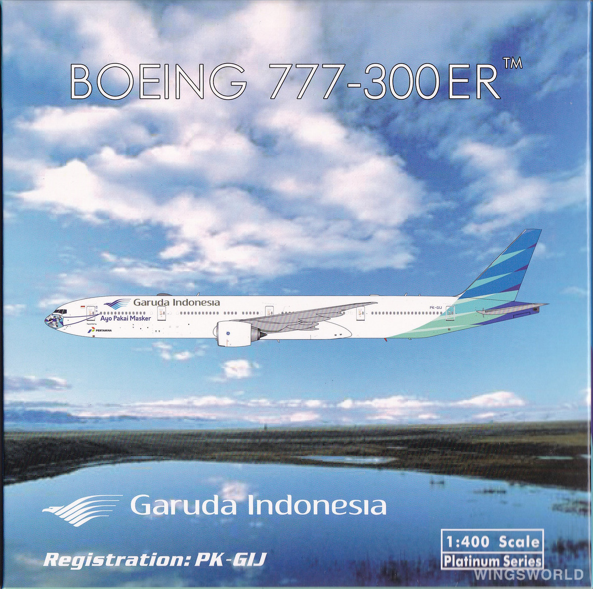 Phoenix 1:400 PH11683 Garuda Indonesia 印度尼西亚鹰航 Boeing 777-300ER PK-GIJ