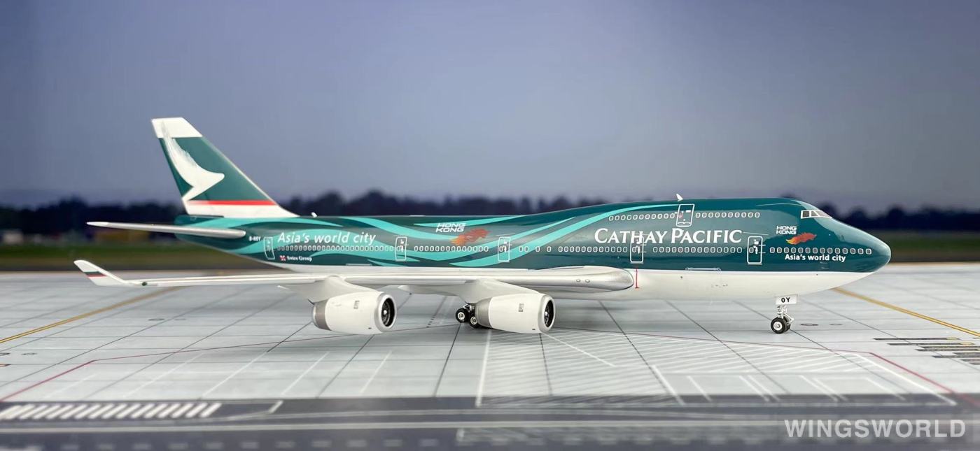 Phoenix 1:400 PH04383 Cathay Pacific 国泰航空 Boeing 747-400 B-HOY