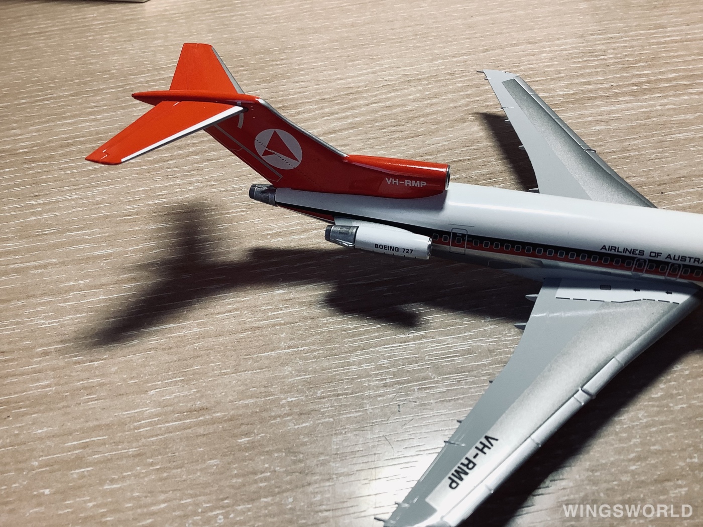 JC Wings 1:200 XX2305 Ansett 澳洲安捷航空 Boeing 727-200 VH-RMP