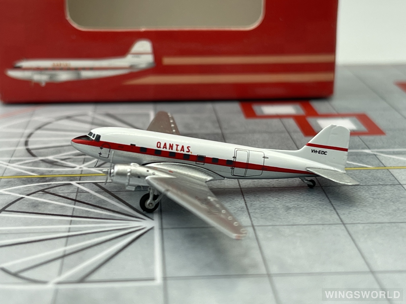 JC Wings 1:400 JC2091 Qantas 澳洲航空 Douglas DC-3 VH-EDC