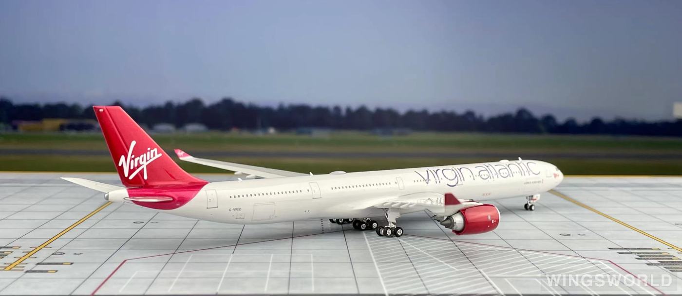 Phoenix 1:400 PH04389 Virgin Atlantic Airways 维珍航空 Airbus A340-600 G-VRED