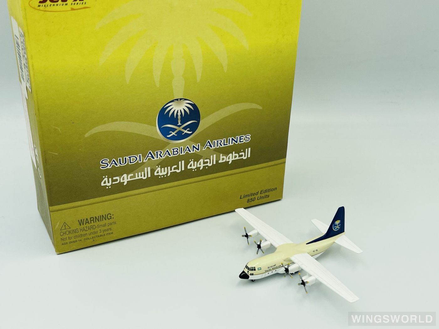 Jet-X 1:400 JX093 Saudia 沙特阿拉伯航空 Lockheed C-130 Hercules HZ-115