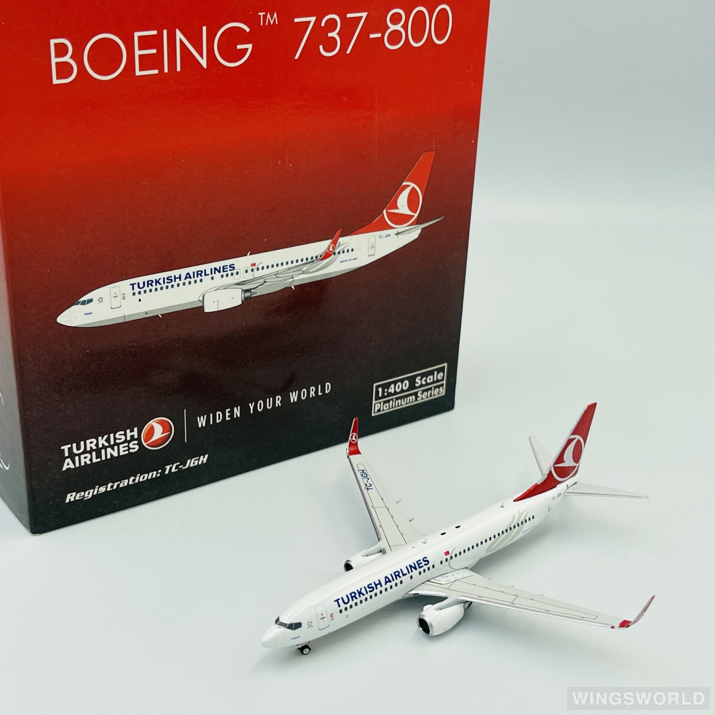 Phoenix 1:400 PH10938 Turkish Airlines 土耳其航空 Boeing 737-800 TC-JGH