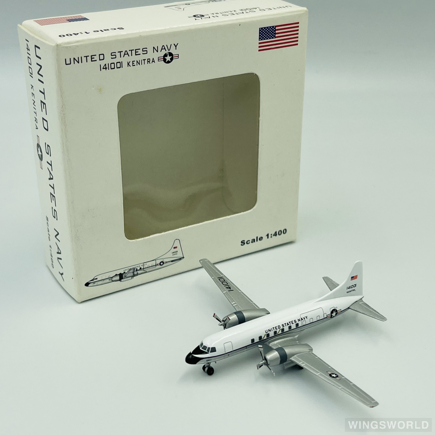 JC Wings 1:400 JC4137 U.S. Navy 美国海军 Convair CV-440 141001
