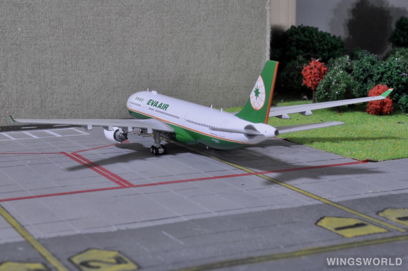 JC Wings 1:400 XX4907 EVA Air 长荣航空 Airbus A330-200 B-16308