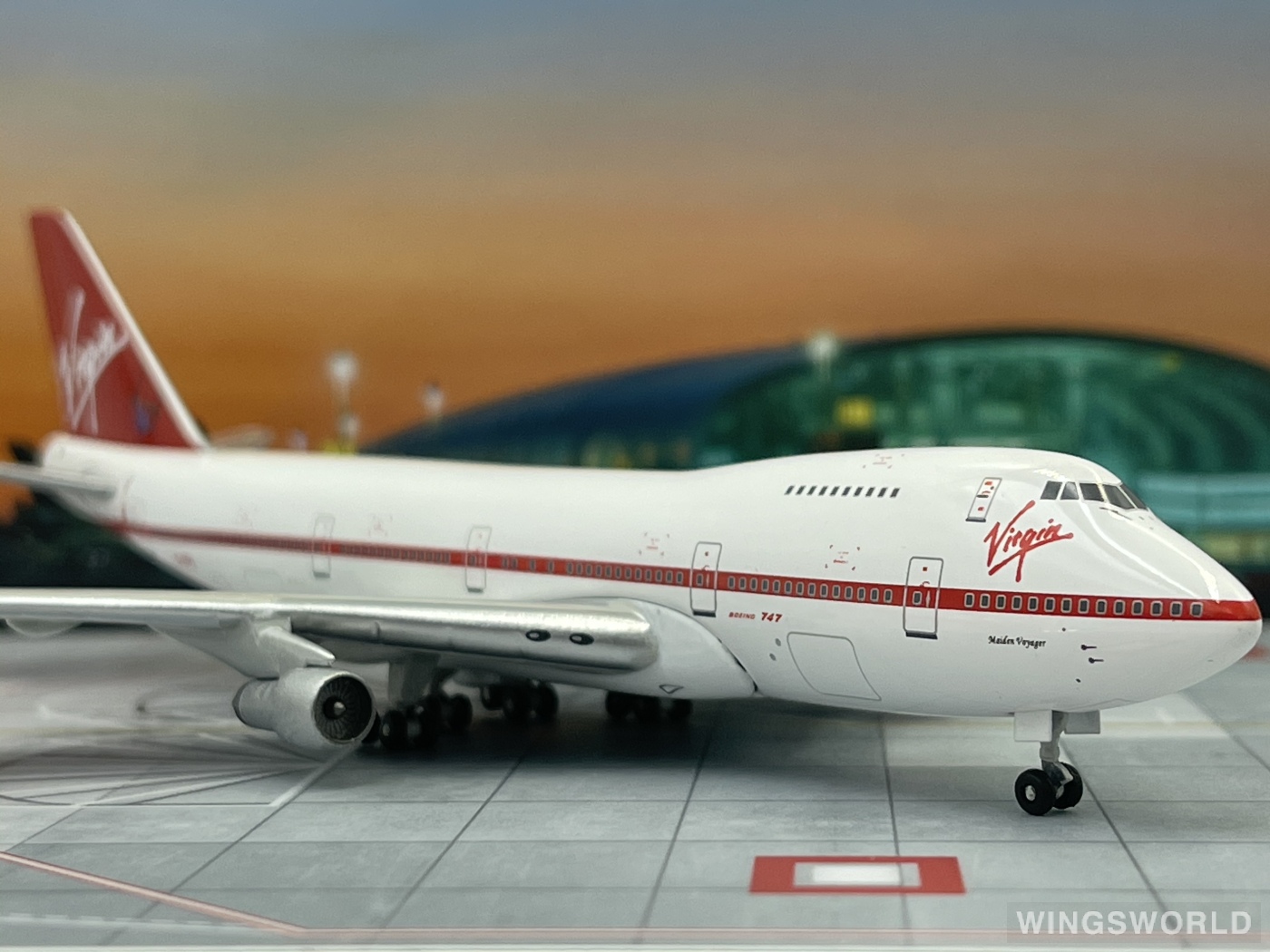 Geminijets 1:400 GJVIRXXX Virgin Atlantic Airways 维珍航空 Boeing 747-200 G-VIRG