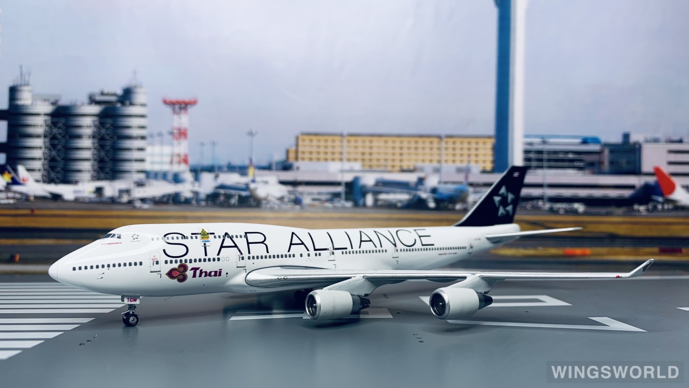 Phoenix 1:400 PH10489 Thai Airways 泰国国际航空 Boeing 747-400 HS-TGW