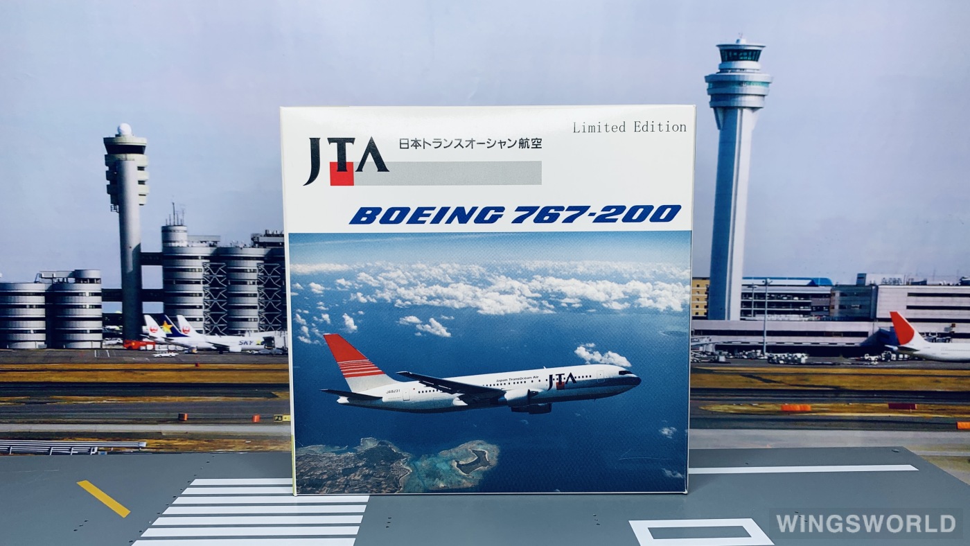 Geminijets 1:400 GJJTA15701A Japan Transocean Air 日本越洋航空 Boeing 767-200 JA8231