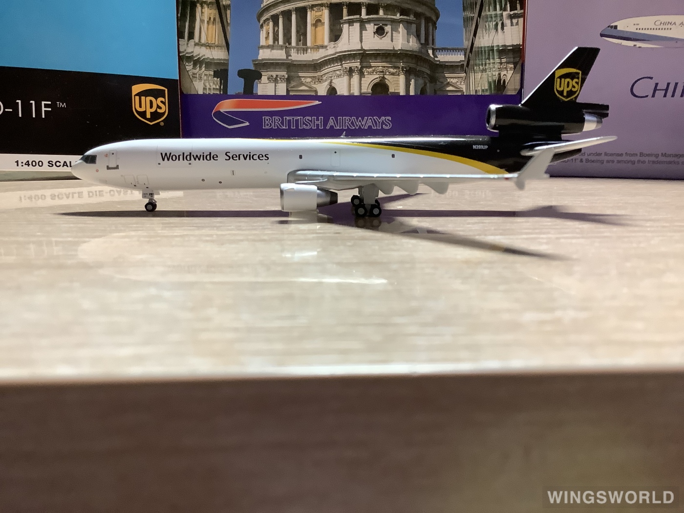 Geminijets 1:400 GJUPS1991 UPS 联合包裹公司 McDonnell Douglas MD-11 N281UP