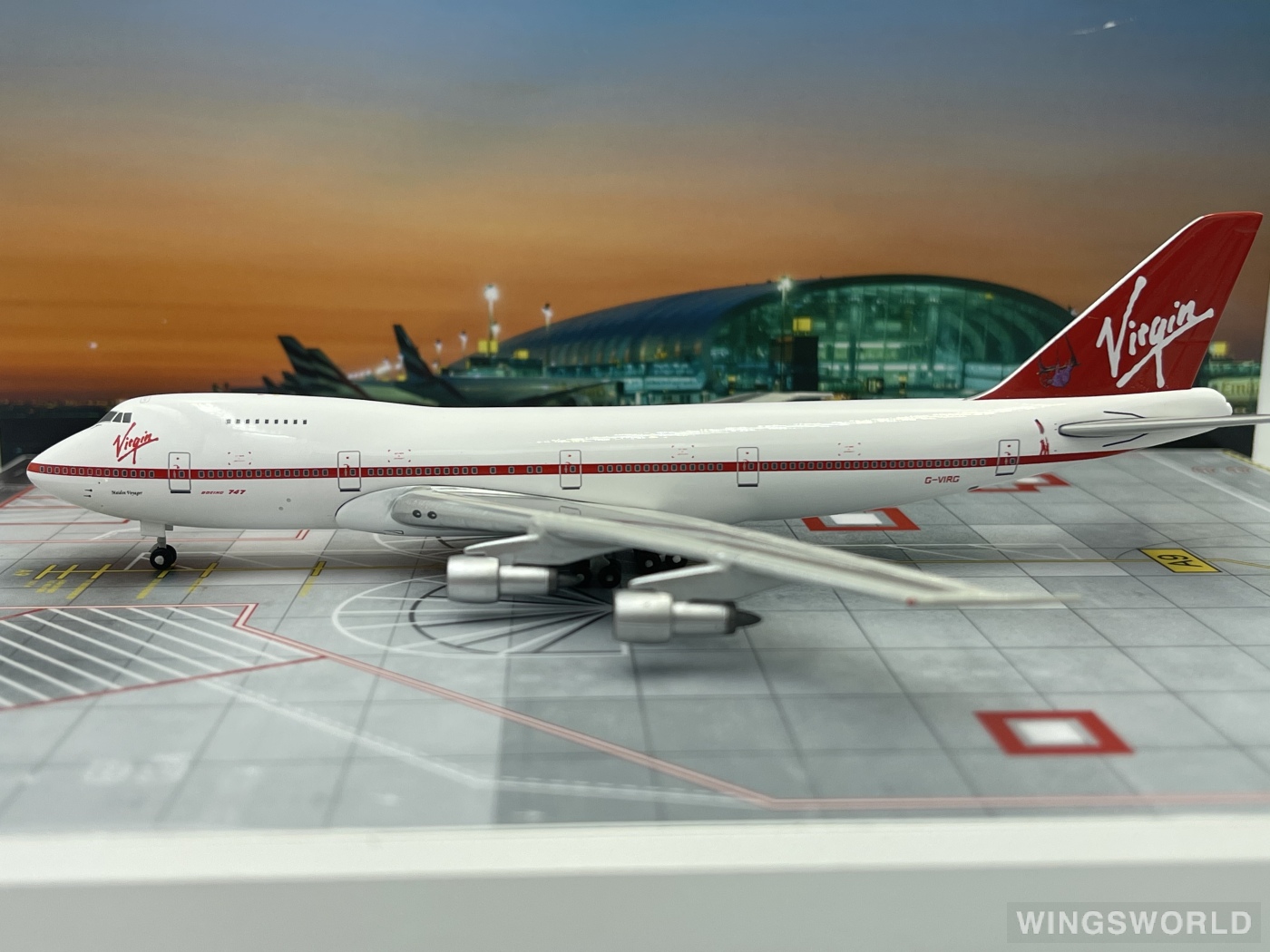 Geminijets 1:400 GJVIRXXX Virgin Atlantic Airways 维珍航空 Boeing 747-200 G-VIRG