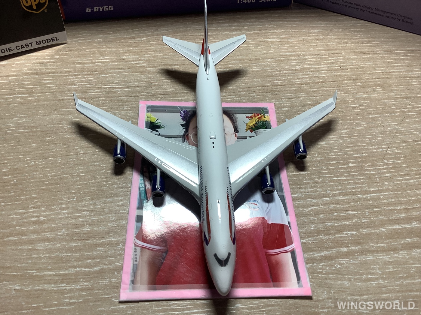 Phoenix 1:400 PH04355 British Airways 英国航空 Boeing 747-400 G-BYGG