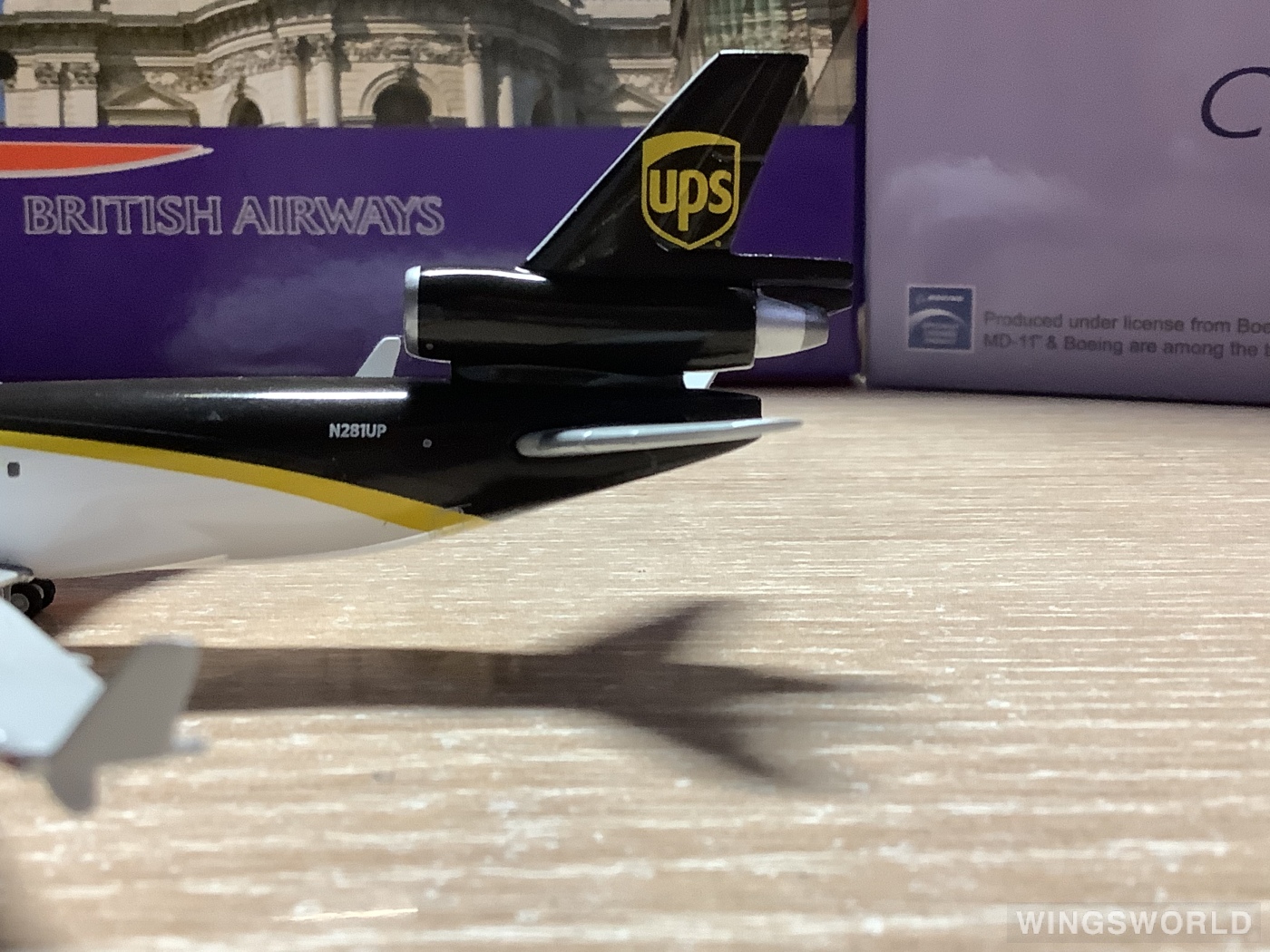 Geminijets 1:400 GJUPS1991 UPS 联合包裹公司 McDonnell Douglas MD-11 N281UP