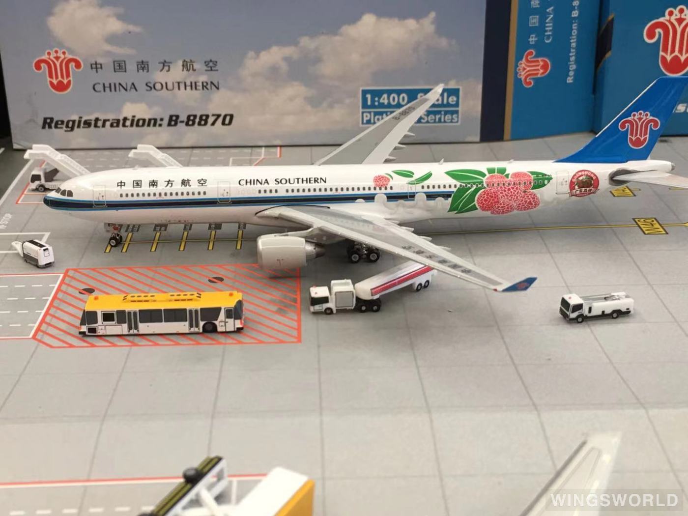 Phoenix 1:400 PH11620 China Southern 中国南方航空 Airbus A330-300 B-8870