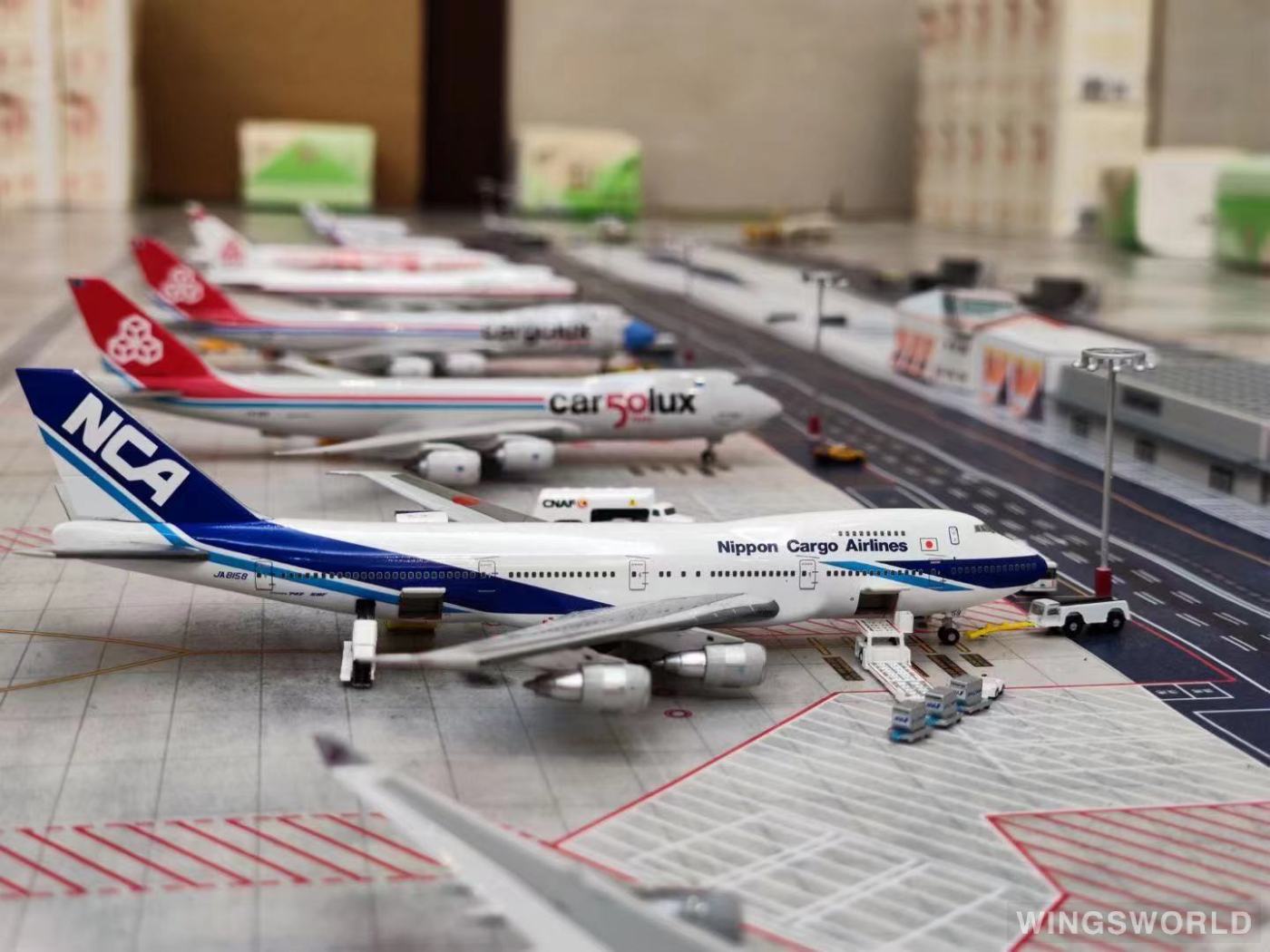 Hogan 1:400 KZG44403 Nippon Cargo Airlines 日本货物航空 Boeing 747-100 JA8158