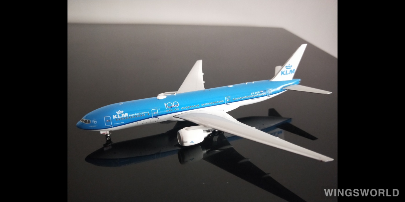 Phoenix 1:400 PH11579 KLM 荷兰皇家航空 Boeing 777-200 PH-BQD