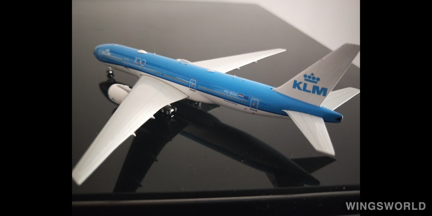 Phoenix 1:400 PH11579 KLM 荷兰皇家航空 Boeing 777-200 PH-BQD