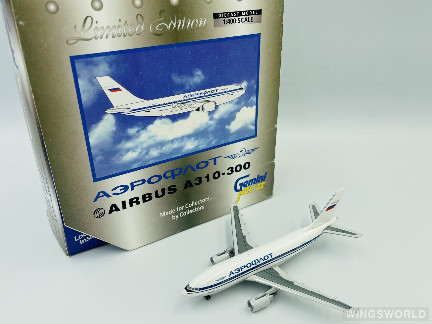 Geminijets 1:400 GJAFL340 Aeroflot 俄罗斯航空 Airbus A310-300 VP-BAG